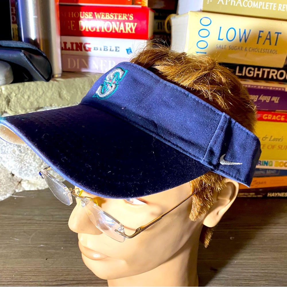 Nike Seattle Mariners Men’s Blue Baseball Visor Hat Size Adjustable